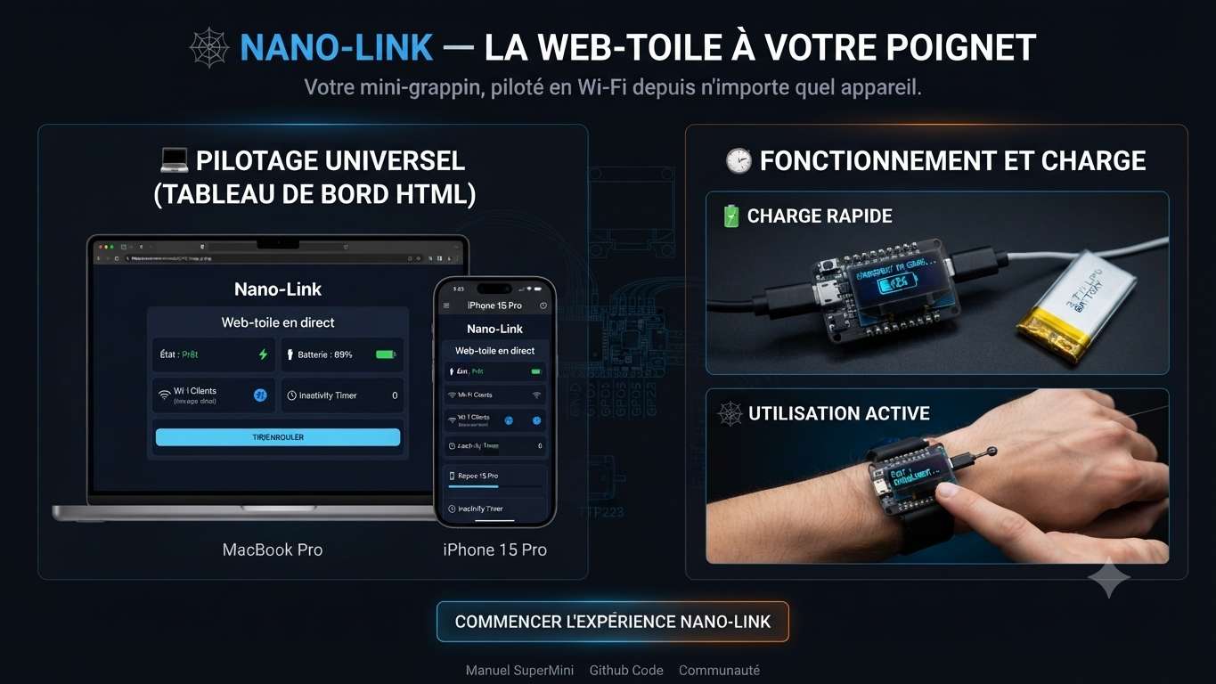 Premier croquis du concept Nano-Link